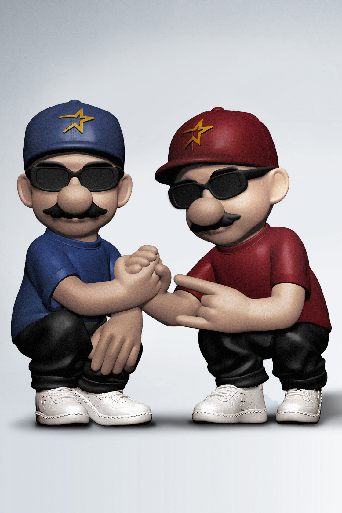 FROM THE SOUTH FIGURES - (NORTH TO SOUTH W/LOVE) – Jorgey | Art By