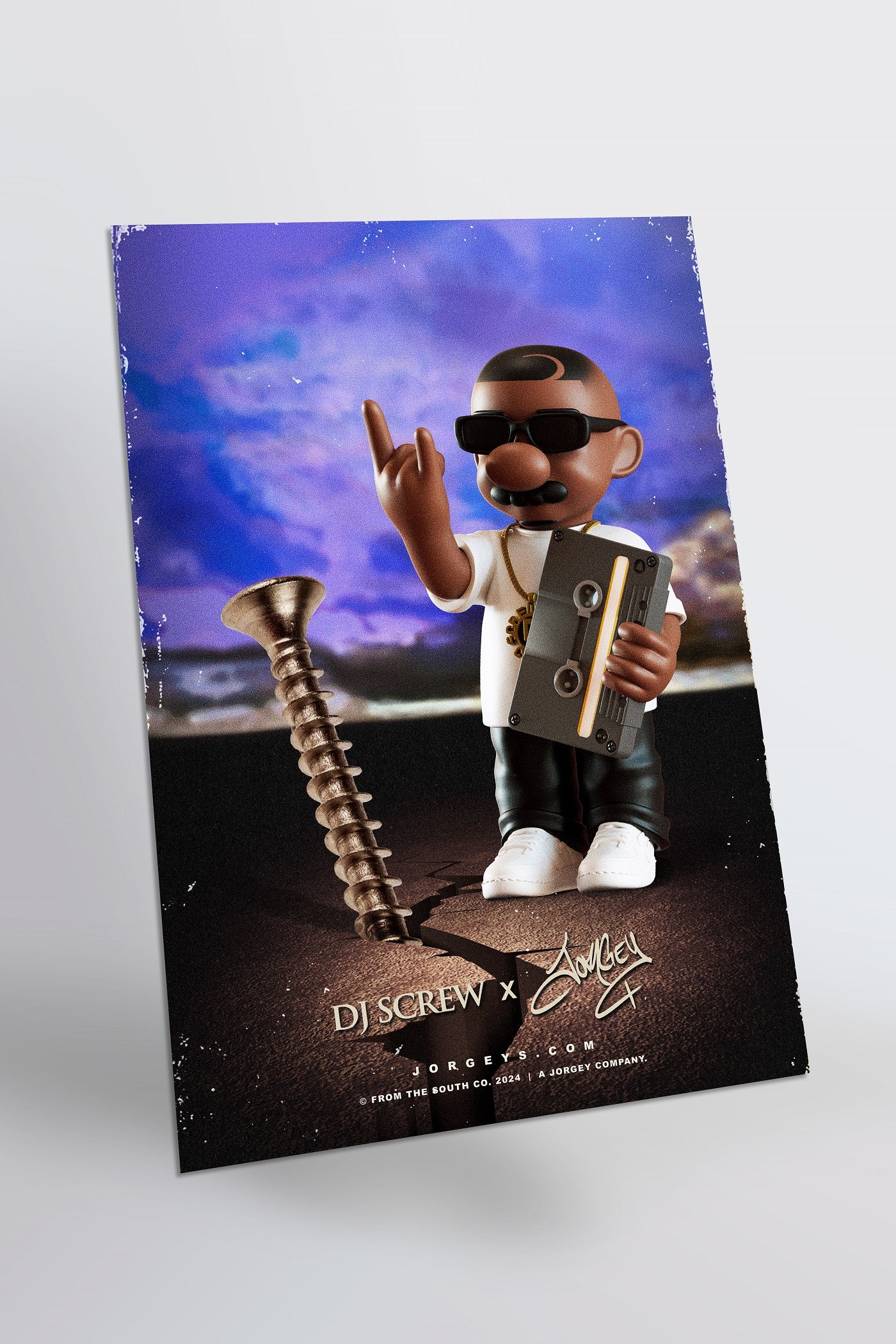 DJ SCREW X JORGEY: POSTER PRINT #2 – Jorgey | Art By Jorge Casanova