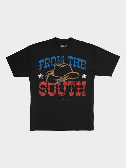 FROM THE SOUTH - WSTRN TEE (BLK)