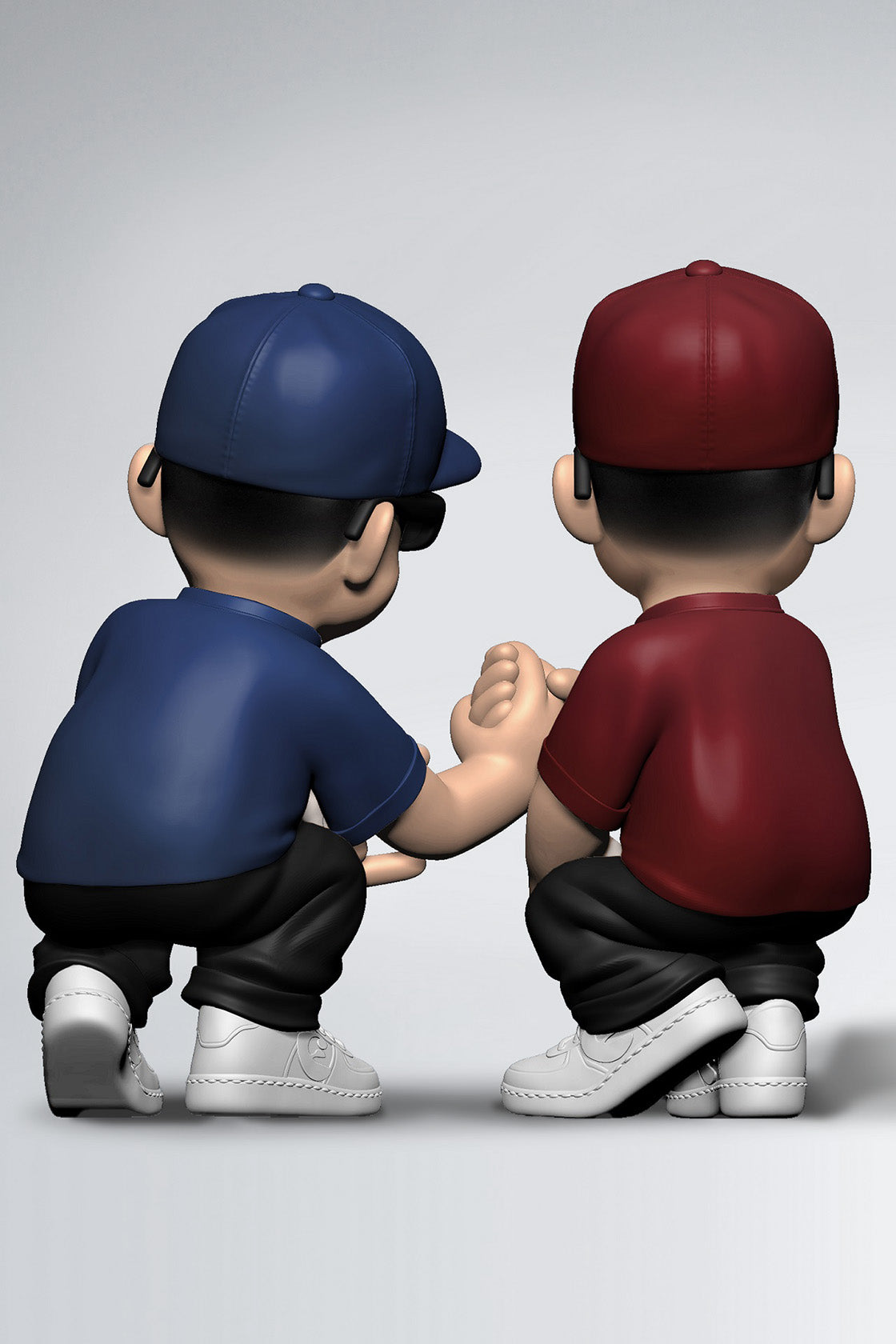 FROM THE SOUTH FIGURES - (NORTH TO SOUTH W/LOVE) – Jorgey | Art By