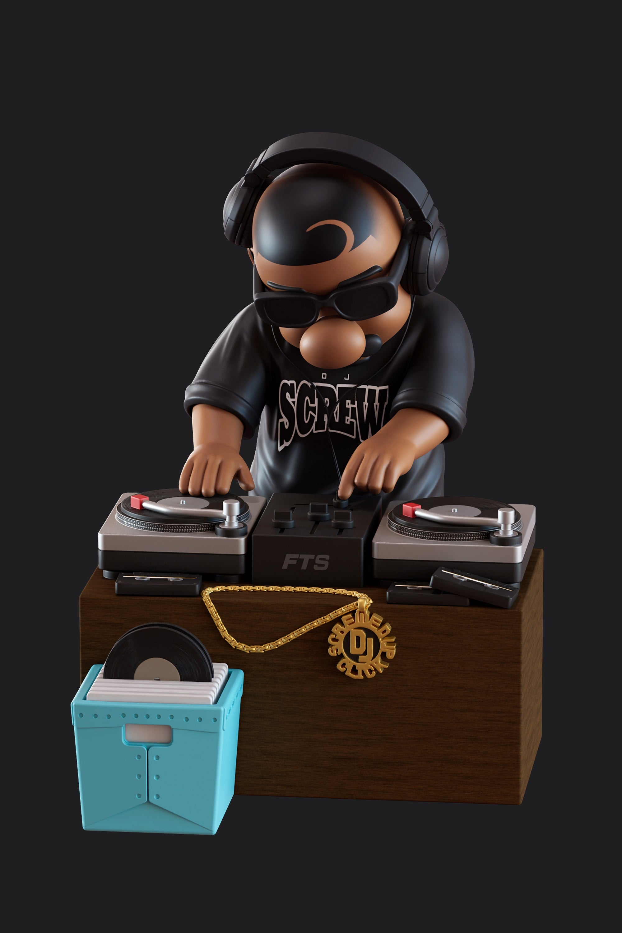 アート・デザイン・音楽 KIDS FROM THE SOUTH JORGE CASANOVA DJ SCREW FROM THE SOUTH - FIGURE (PART 2) – Jorgey | Art By Jorge