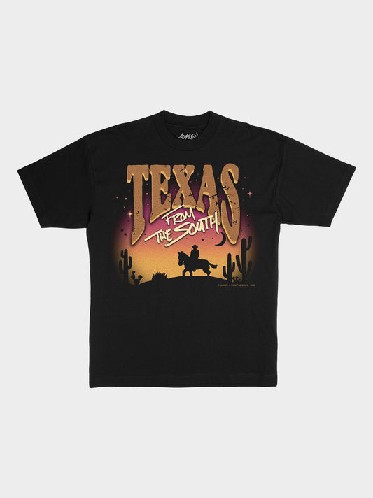 TX FROM THE SOUTH VINTAGE - BLK TEE