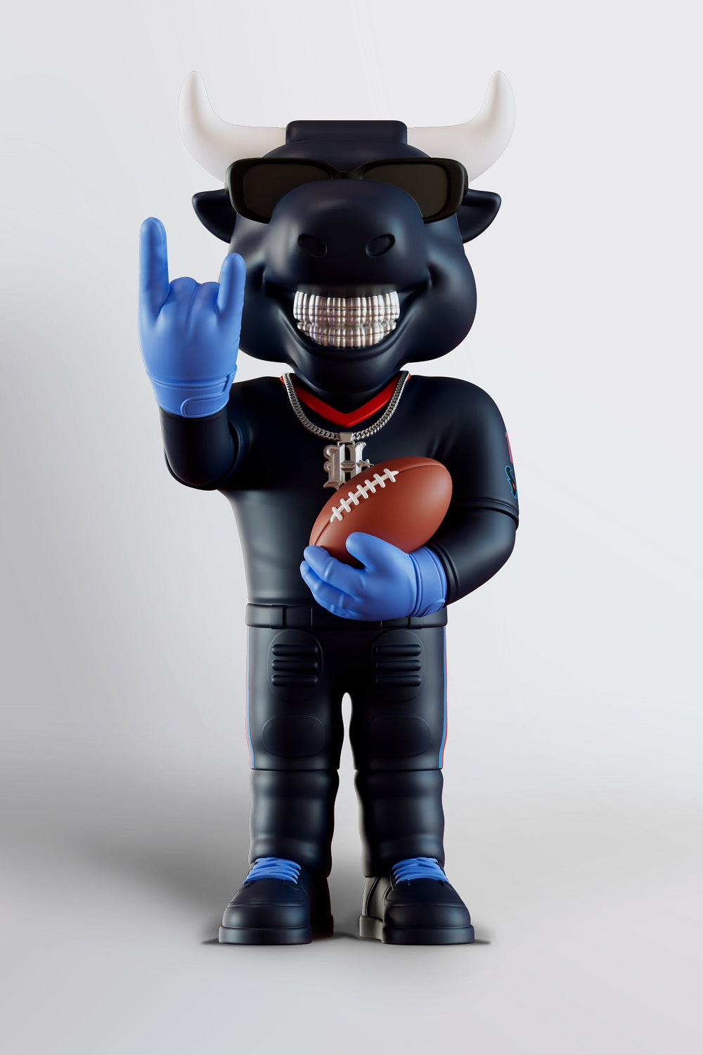 TORO FROM THE SOUTH - FIGURE (HOUSTON TEXANS) – Jorgey | Art By