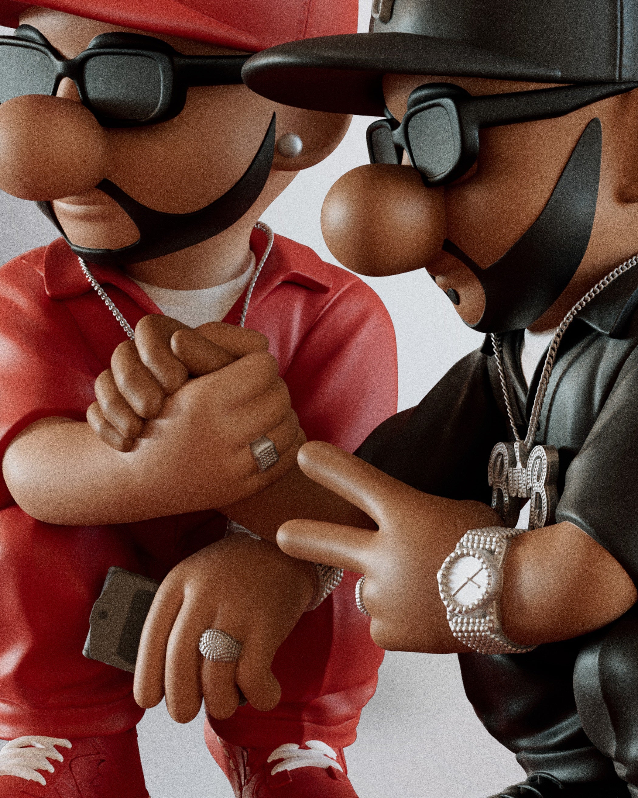 アート・デザイン・音楽 KIDS FROM THE SOUTH JORGE CASANOVA FROM THE SOUTH FIGURE - (BLACK) (PRE-ORDER) – Jorgey | Art By