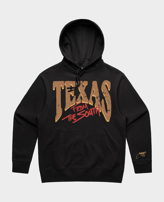 TEXAS FROM THE SOUTH - BLK Hoodie