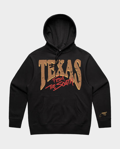 TEXAS FROM THE SOUTH - BLK Hoodie